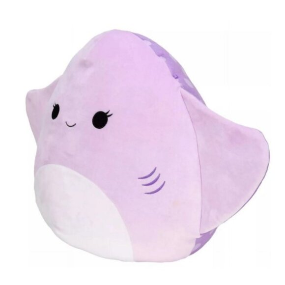 16" Squishmallows Aziza The Purple Stingray Official Kellytoy Plush Anim… - Picture 1 of 8